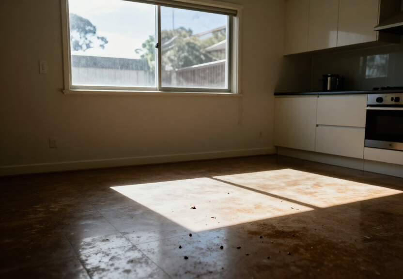Ant infestation in a Seaforth kitchen before treatment